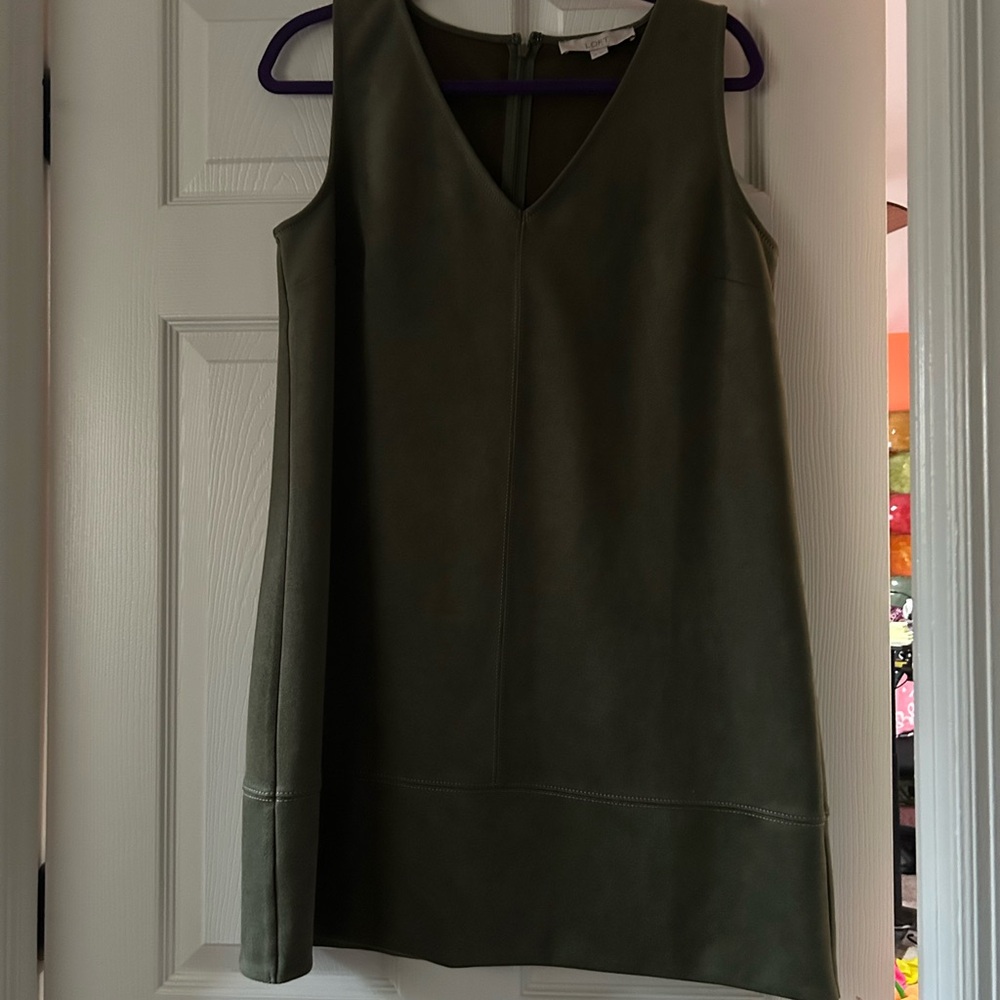 Loft faux suede dress